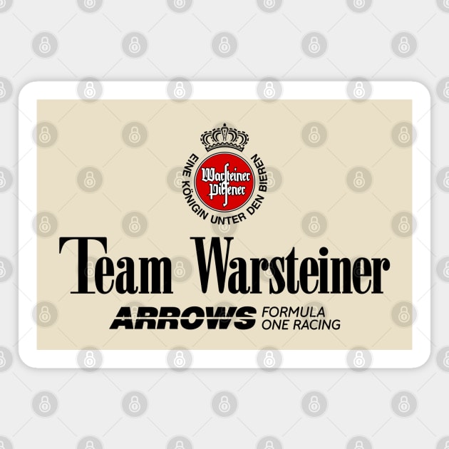 Team Wasteiner Arrows Formula One Racing Magnet by San Studios Company